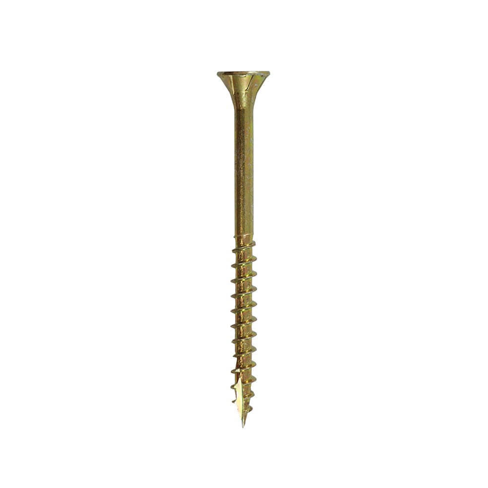 TIMCO C2 Floor-Fix – TX – Double Countersunk with Ribs – Twin-Cut – Yellow