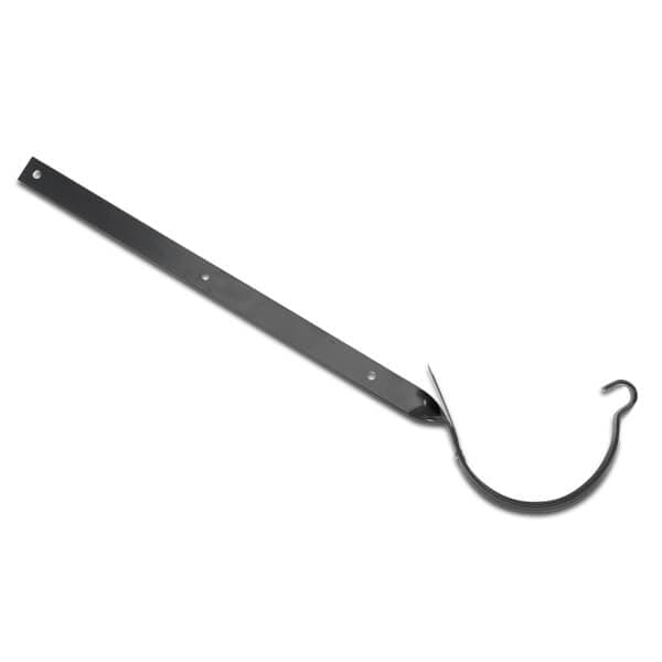 Steel Gutter Side Rafter Bracket - 135mm Graphite Grey