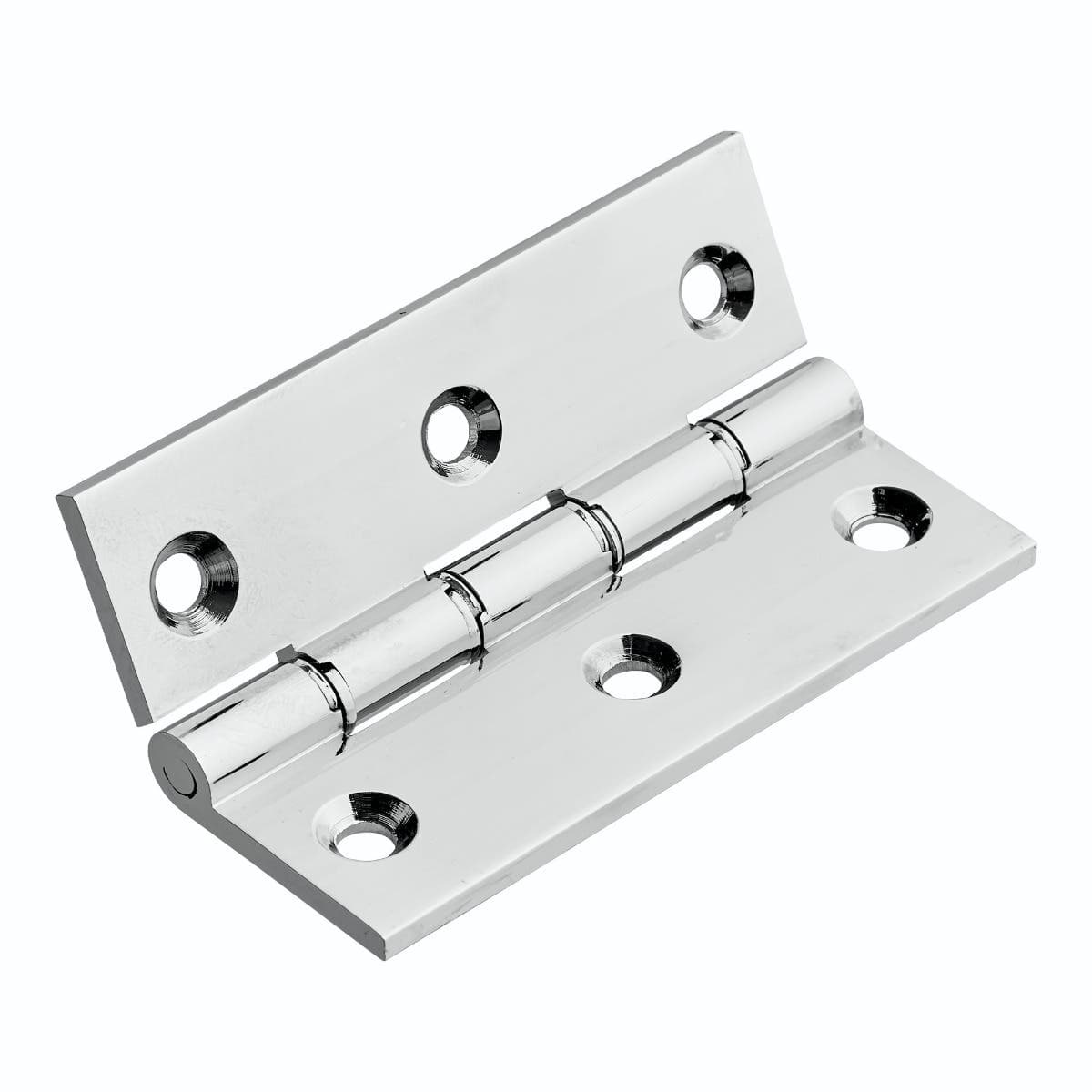 Brass Washered Butt Hinge - 76x51mm - Polished Chrome - Pair - Hardware Solutions