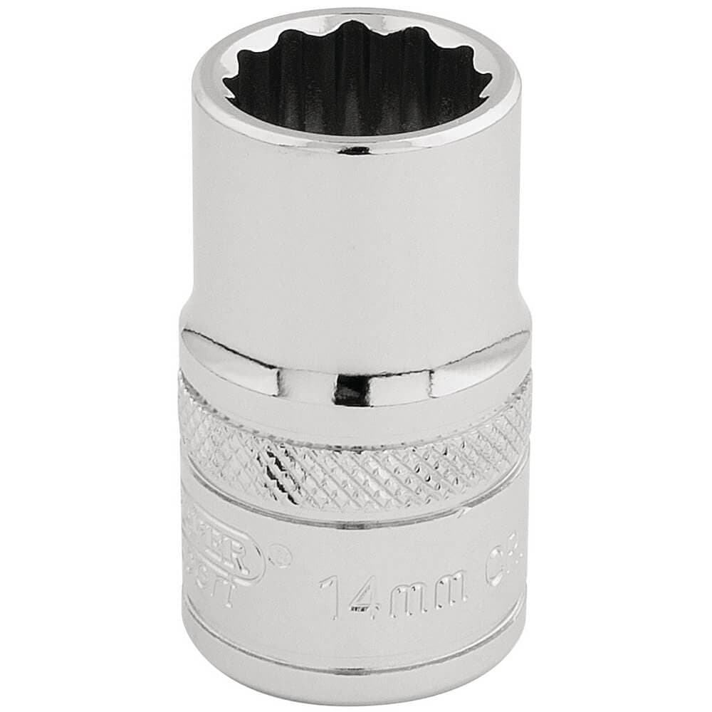 Draper Expert 33125 Hi-Torq® 12 Point Socket 1/2in Sq. Dr. 14Mm each