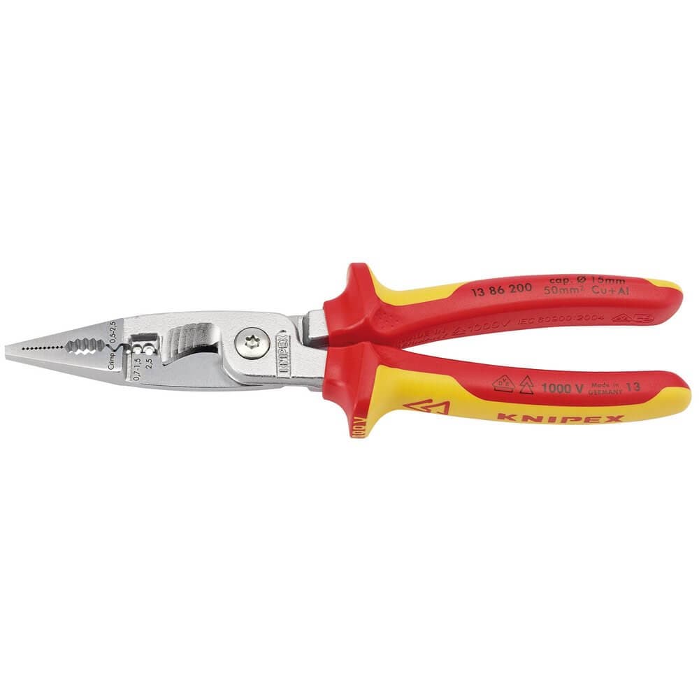 Knipex 31460 13 86 200 Sb Vde Electricians Universal Installation Pliers 200Mm each