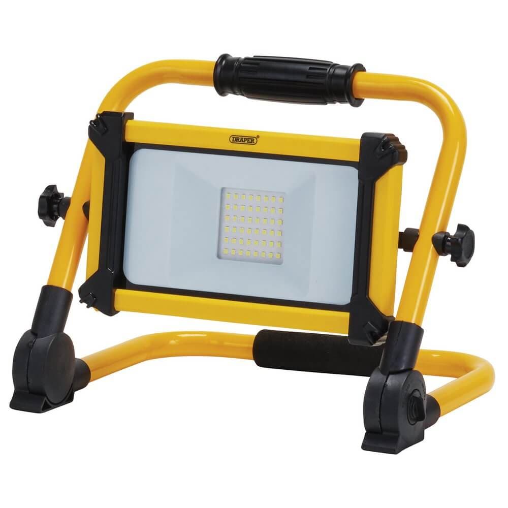 Draper 03183 230V Rechargeable Folding Site Light 20W 2200 Lumens 1