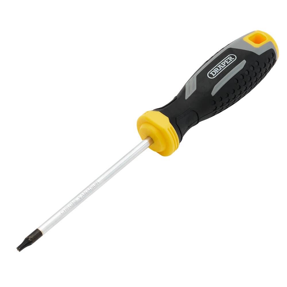 Draper Tx-Star® Tamperproof Soft Grip Screwdriver T15H X 100Mm Pk 1 13409
