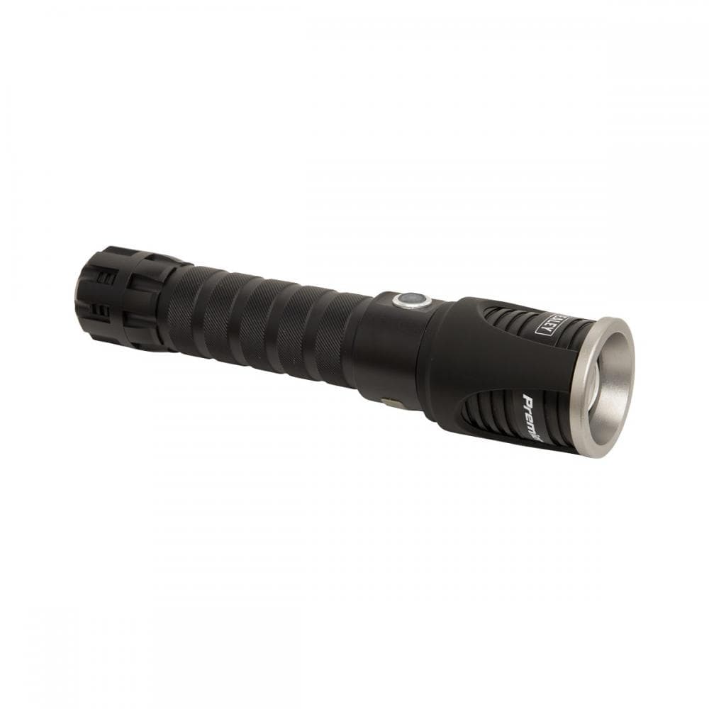 Sealey LED4492 Aluminium Torch 10W Smd Led Adjustable Focus Rechargeable With Usb Port