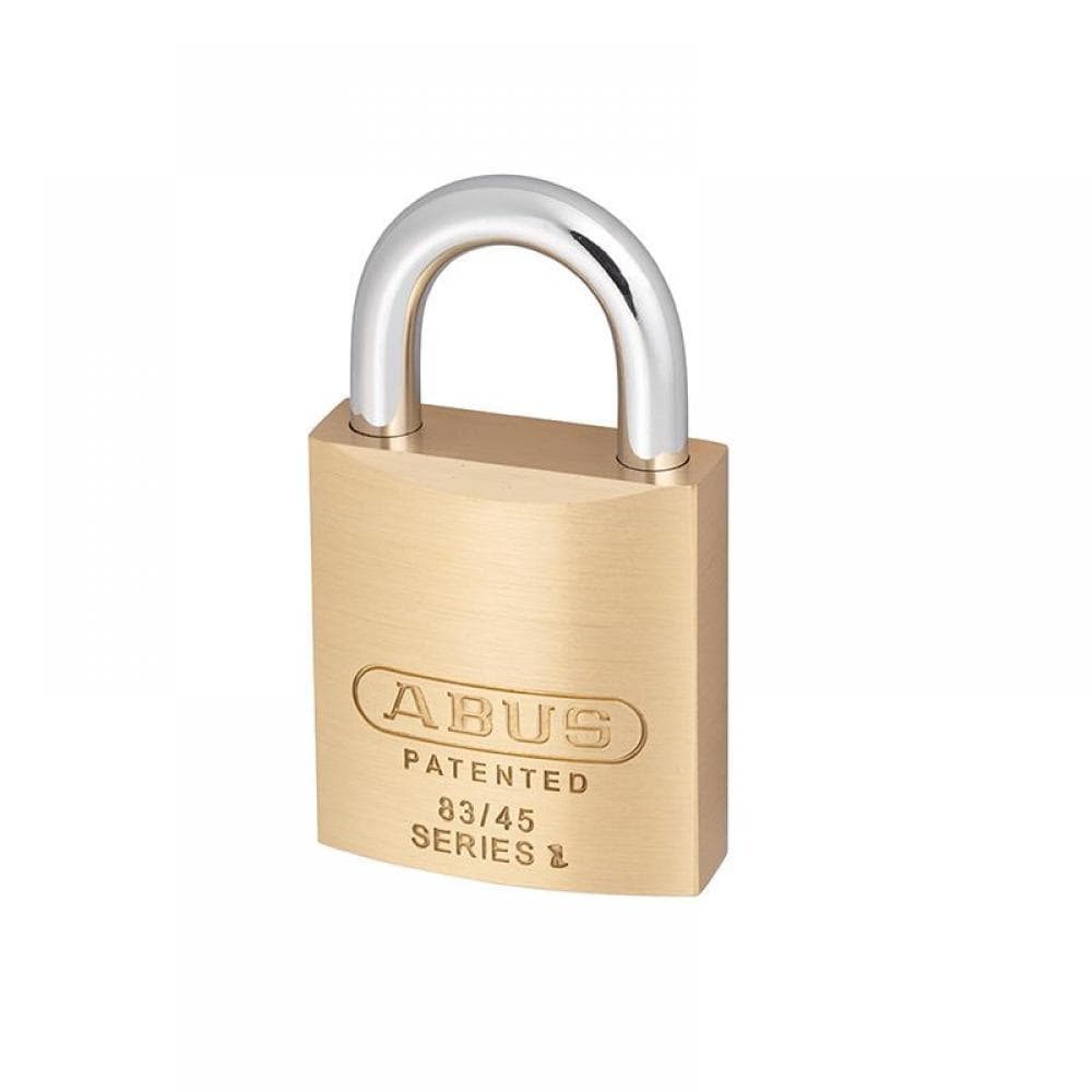 Abus Mechanical 53926 83/45Mm Brass Body Padlock Carded