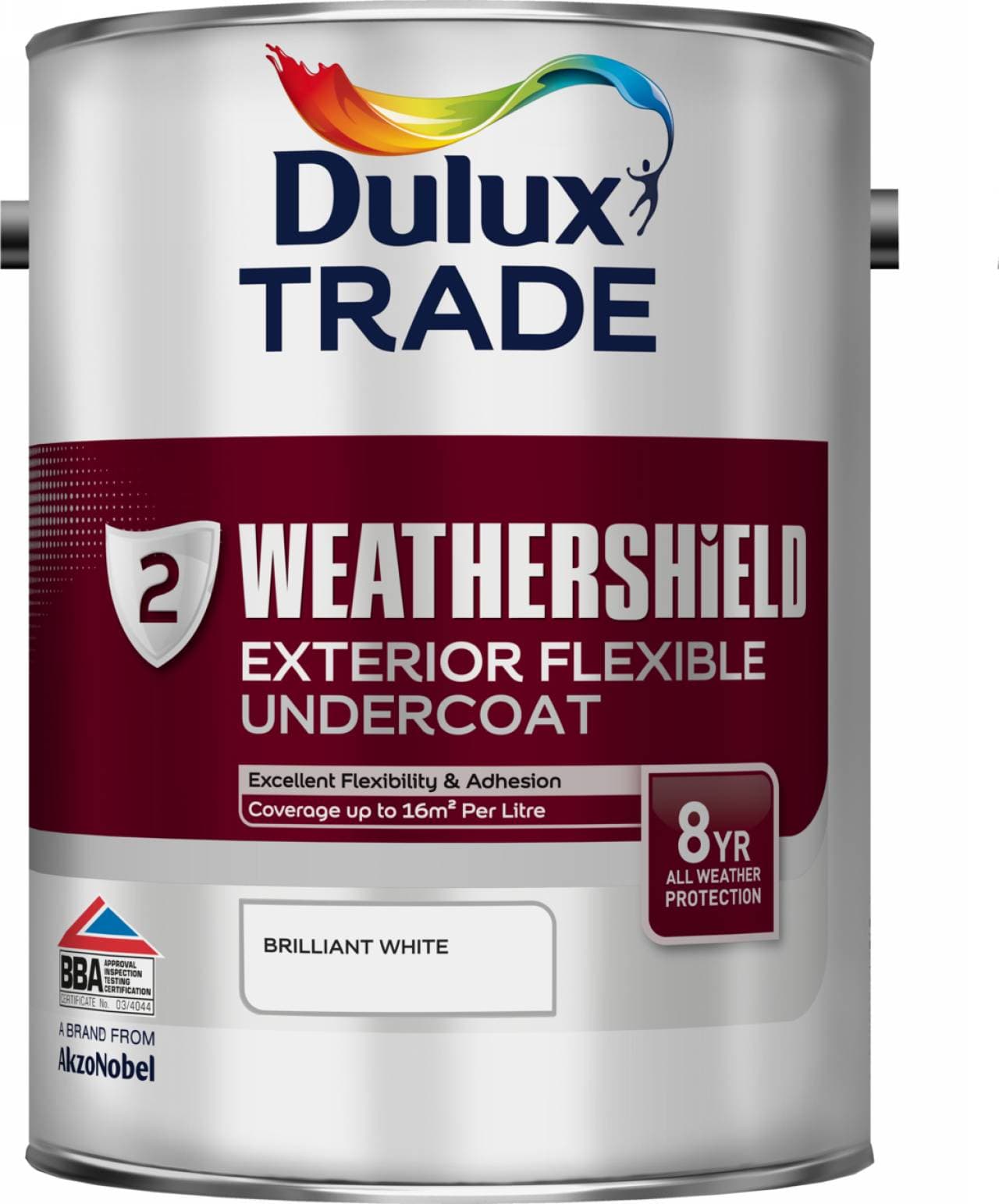 Dulux Trade Weathershield External Undercoat 5L Brilliant White