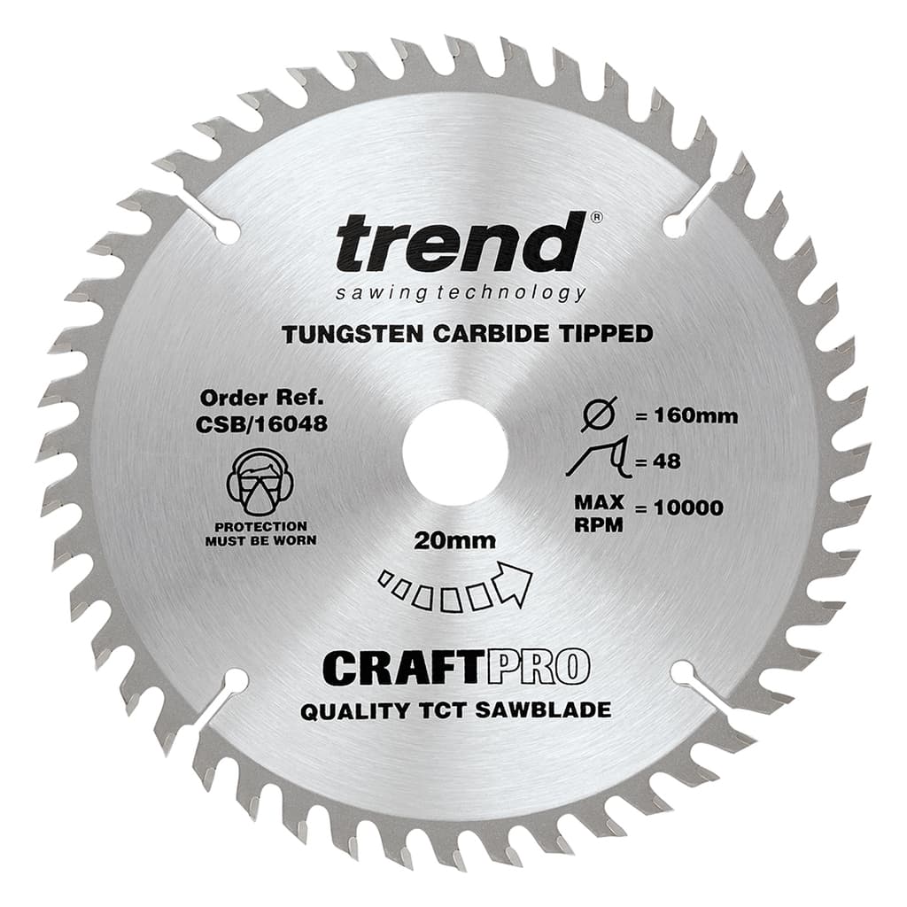 Trend Wood Circular Saw Blade 160mm x 20mm x 48T