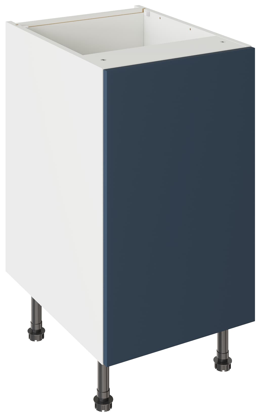 Flatpack 450 Base Kitchen Cabinet Slab Supermatt Blue