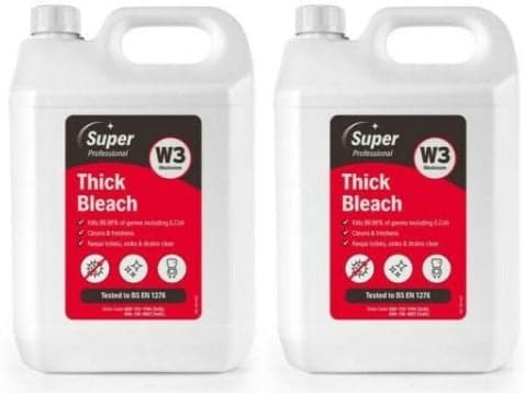 2 x Super Professional Thick Bleach 5 Litre