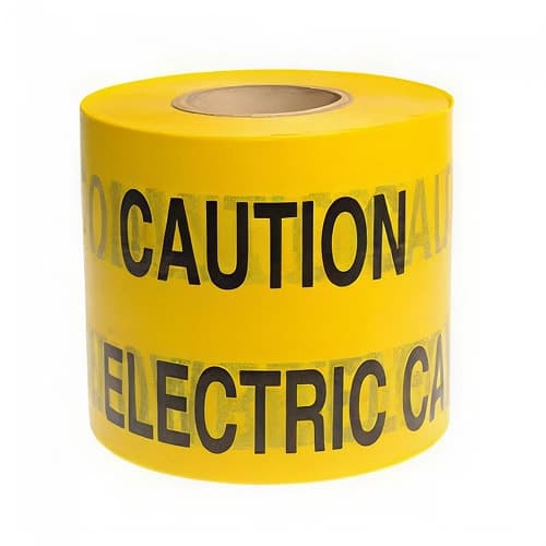 Underground Warning Tape - Electric Cable 150mm x 365mtr