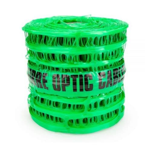 ProSolve Detectable Underground Warning Mesh - Fibre Optic Cable 230mm x 100mtr