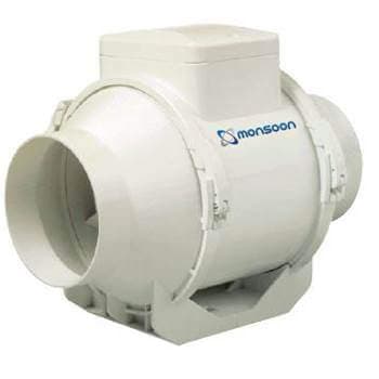 Mixed Flow In-Line Fan - 100mm