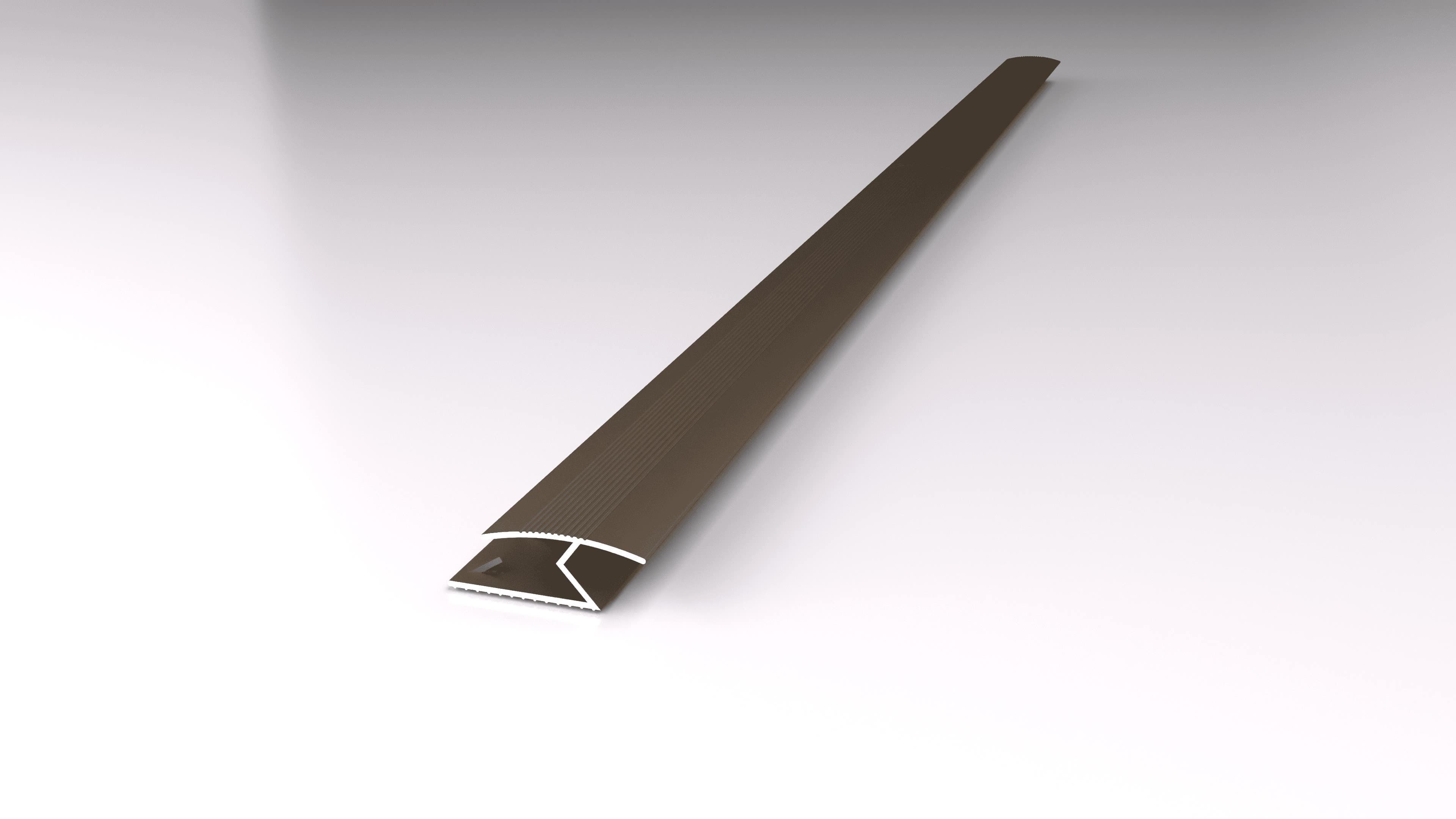 Z Section Floor Trim - 900mm - Dark Bronze