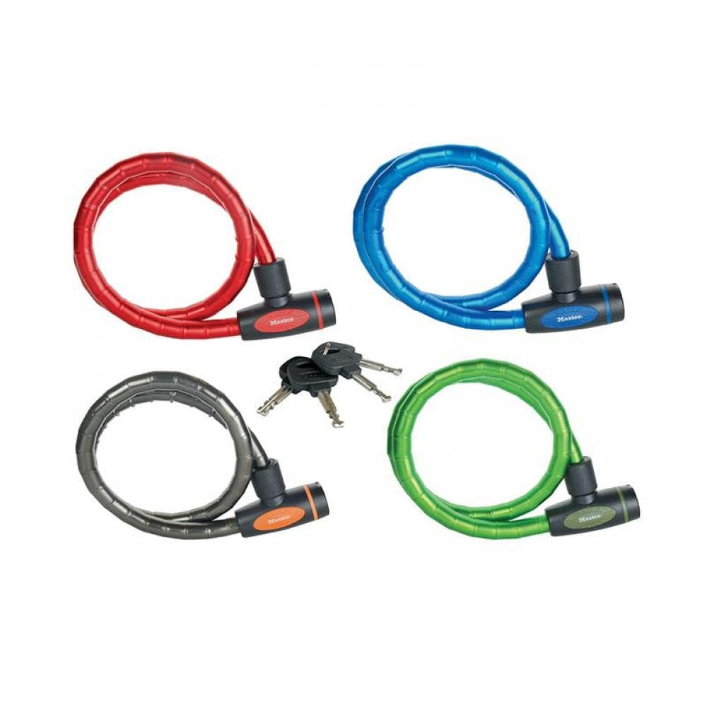Master Lock 8228EURDPRO Mixed Color Keyed Armoured Cable 1M X 18Mm