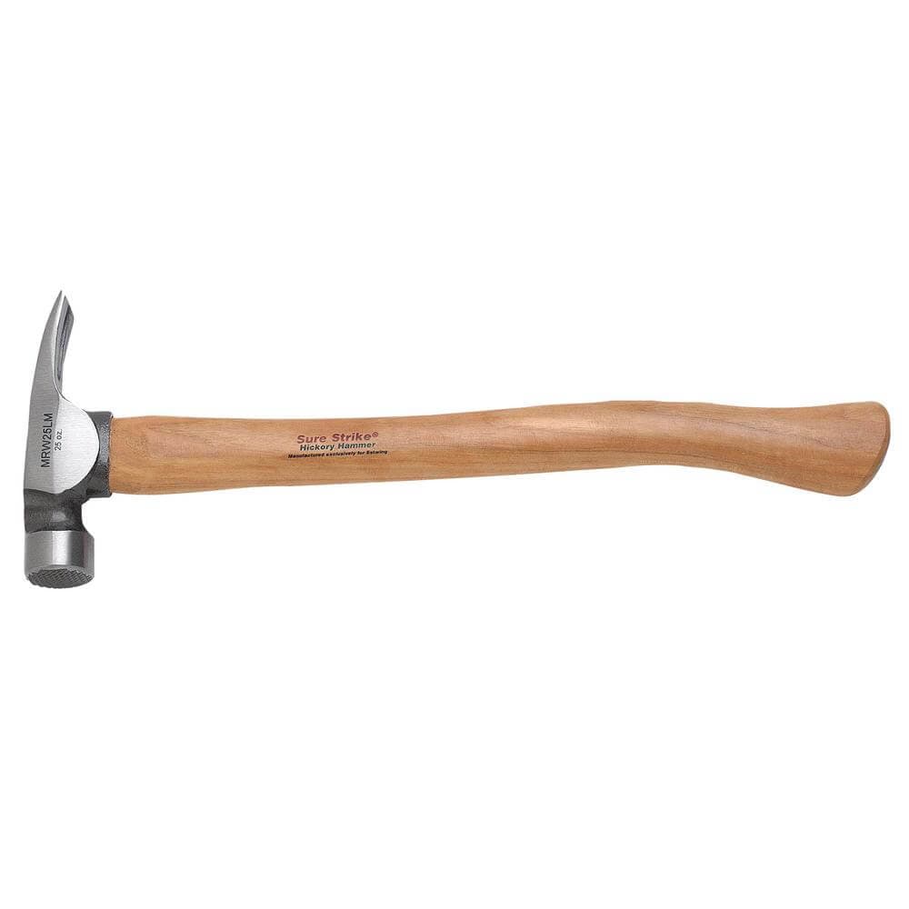 Estwing Emrw25Lm Sure Strike Milled Face Curved Claw Framing Hammer 25Oz/708G Pk 1 24089