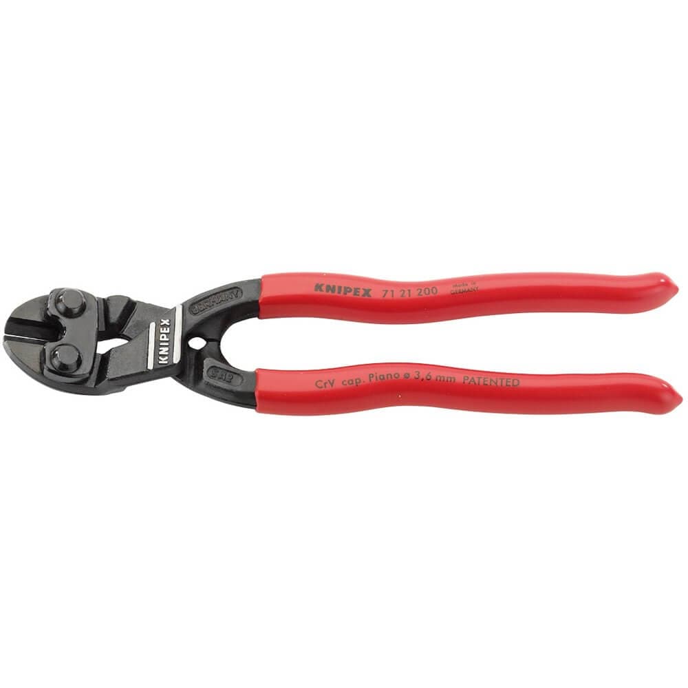 Knipex 49190 Cobolt® 71 21 200Sb Compact 20° Angled Head Bolt Cutters 200Mm each