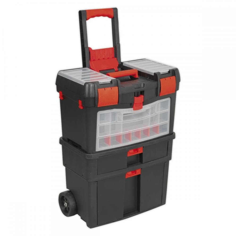 Sealey AP850 Mobile Toolbox With Tote Tray & Removable Assortment Box