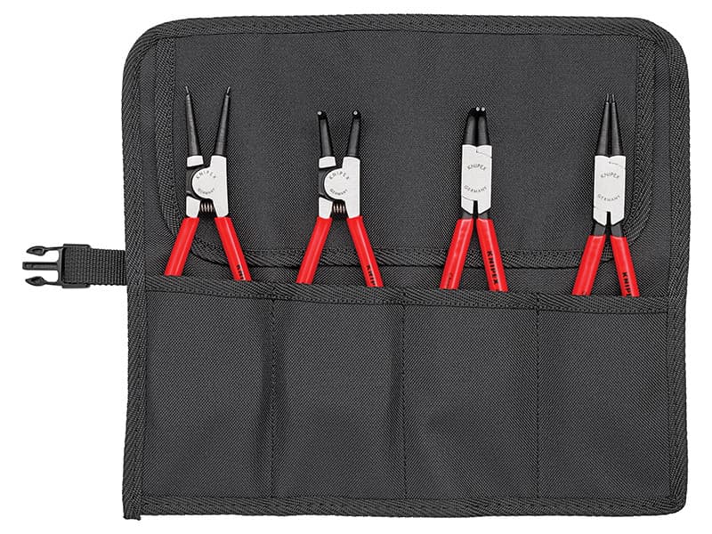 Knipex 00 19 56 Circlip Pliers Set In Roll 4 Piece