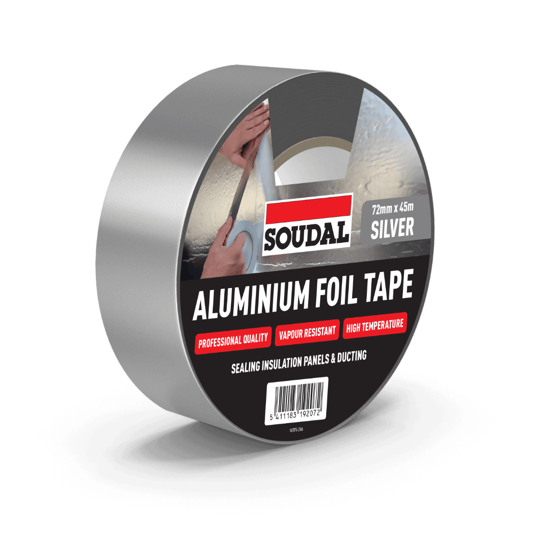 Soudal Aluminium Foil Tape Silver 72Mm X 45M 167075