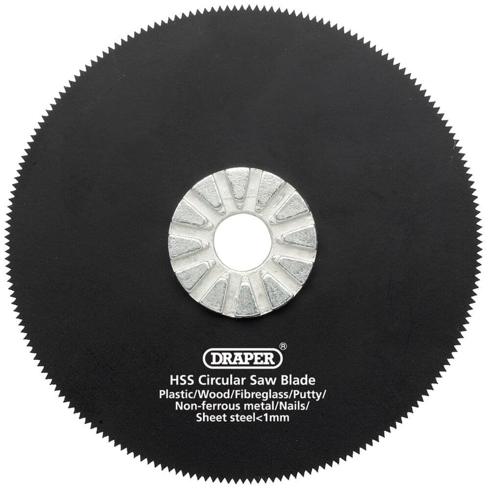 Draper 26074 Hss Circular Saw Blade 88Mm Diameter 18Tpi each