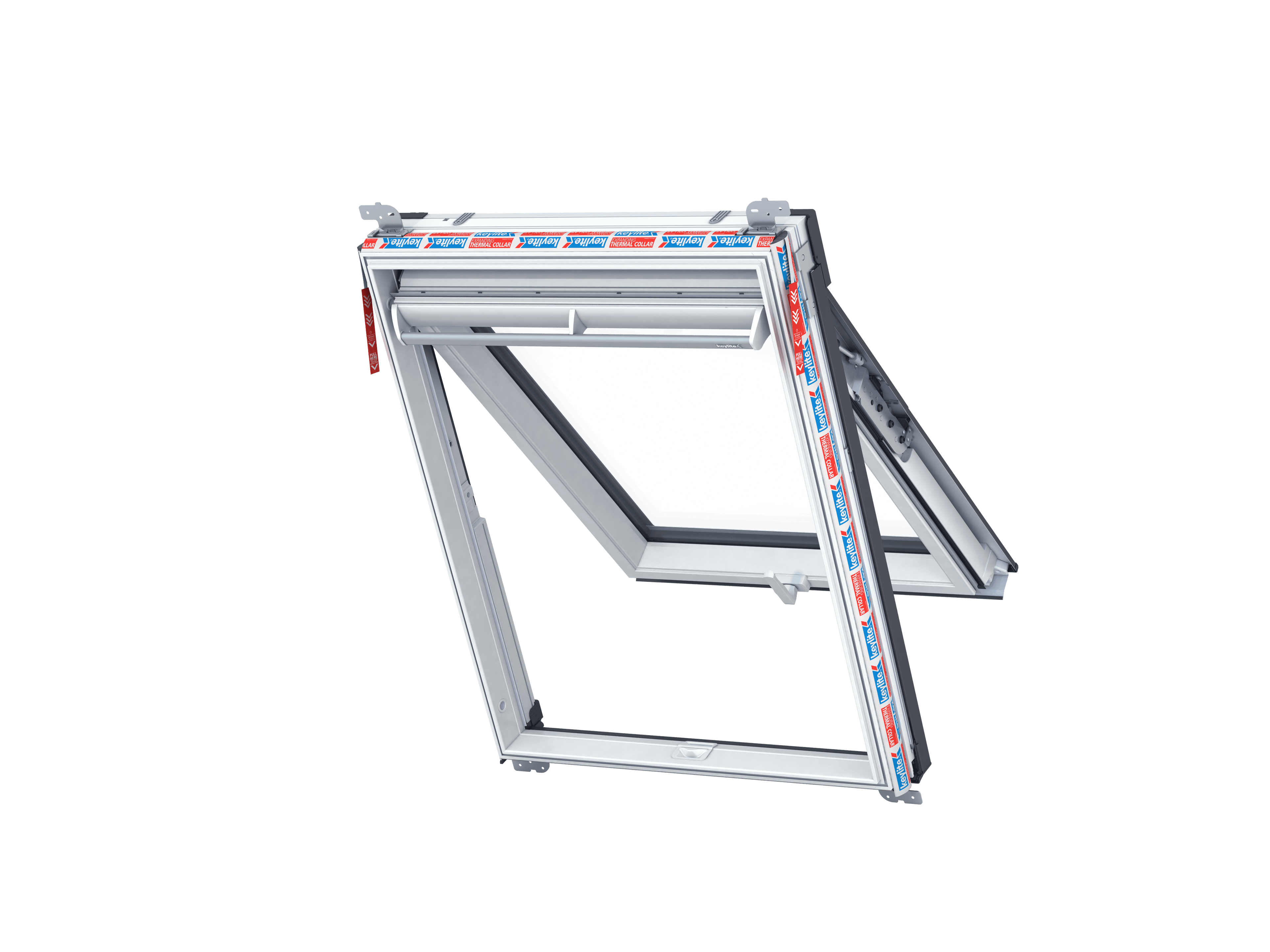 Keylite Hi-therm Fire Escape Roof Window White Finish 780mm x 1180mm WFE05HT