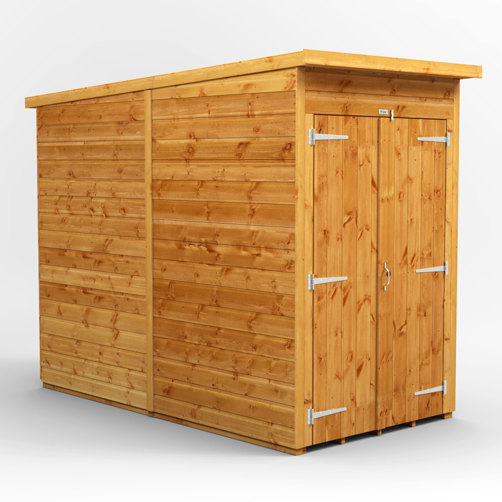 Powersheds 4 x 8 Power Pent Double Door Shed No Windows