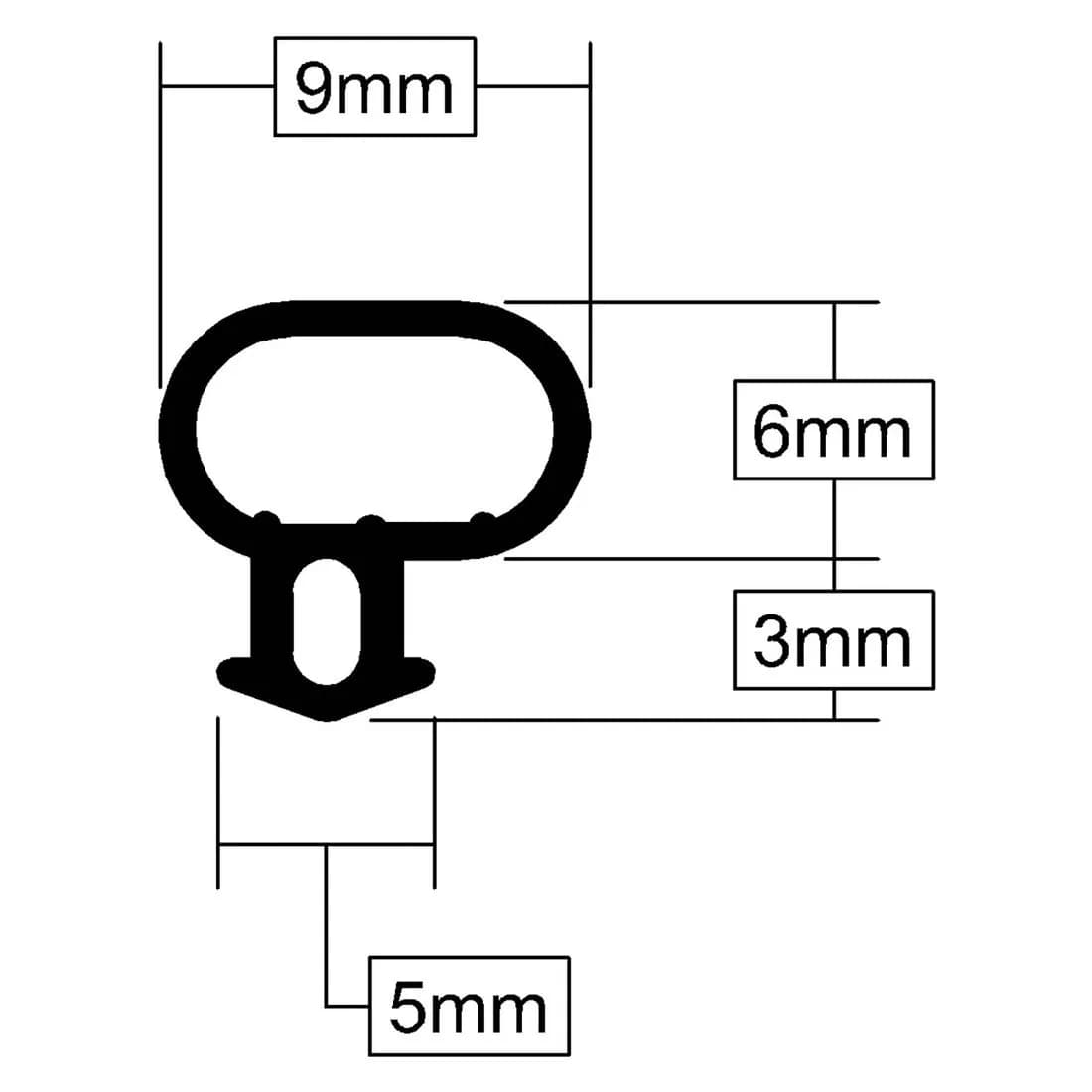 Stormguard Upvc Seal 20M Black