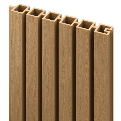 Durapost Urban Slatted Composite Fencing Board - 1830mm Natural - Pack of 2