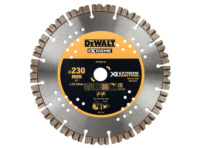 Dewalt DT40260-QZ Dt40260 Extreme Diamond Cutting Blade 230 X 22.23Mm