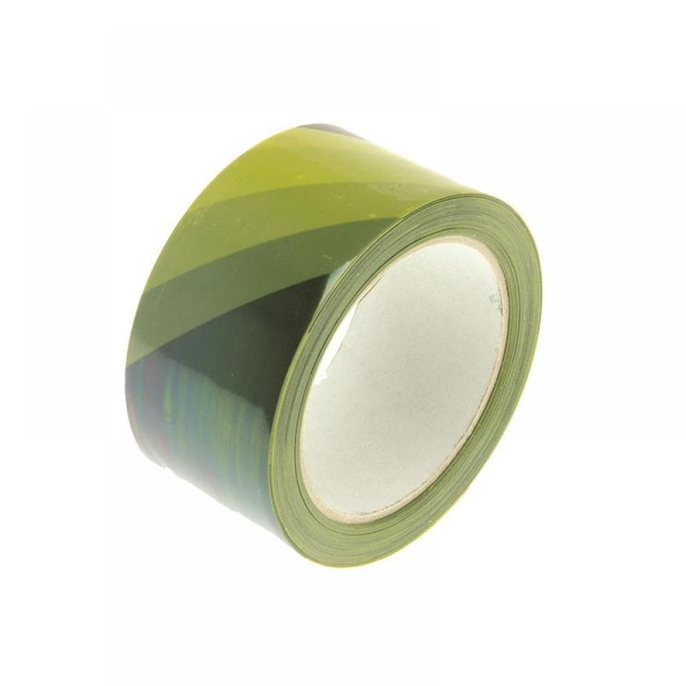 Faithfull 00225033BYTB Professional Self-Adhesive Hazard Tape Black/Yellow 50Mm X 33M