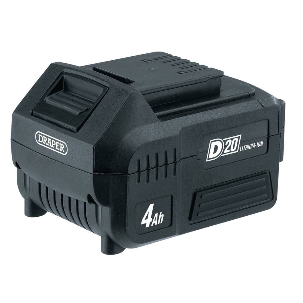 Draper 55898 D20 20V Li-Ion Battery 4.0Ah each