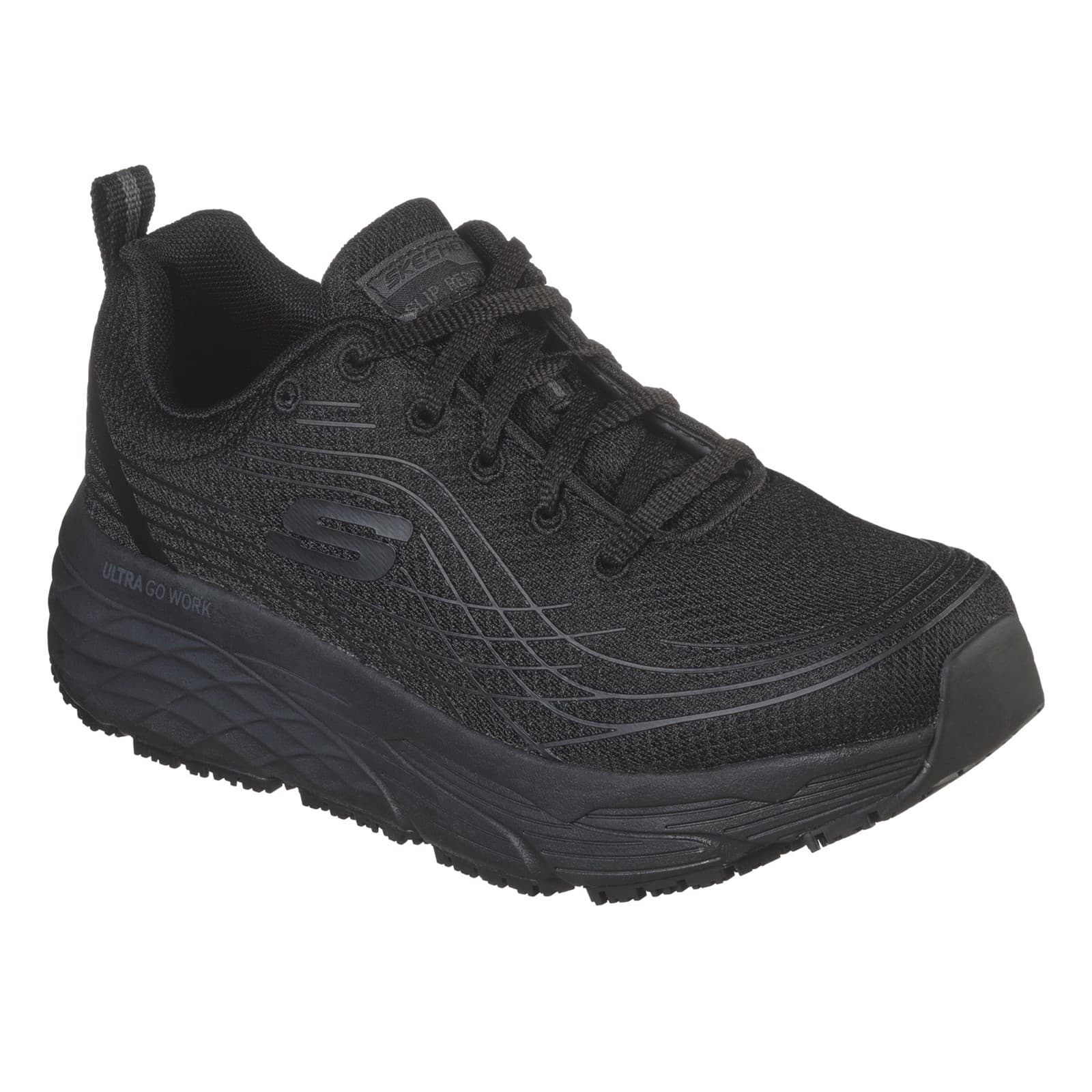 Skechers Workwear Max Cushioning Elite Sr Occupational Shoes Size 5 32619-55759-05