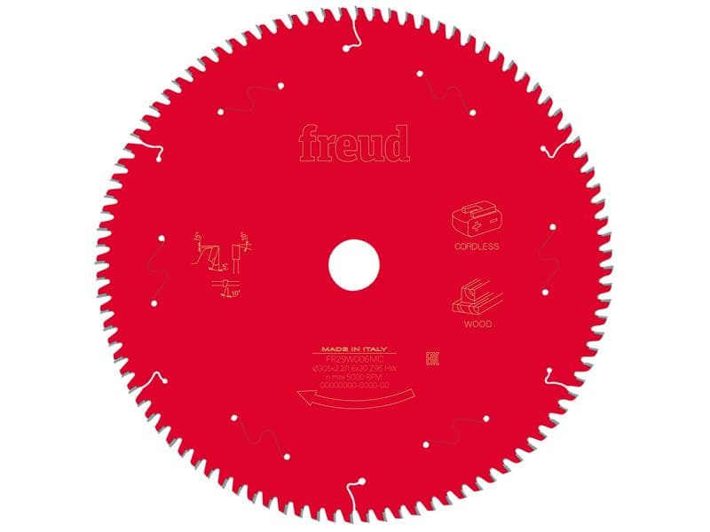 Freud F03FS10067 Wood Mitre Saw Blade 305 X 30 X 2.2/1.6Mm X 96T