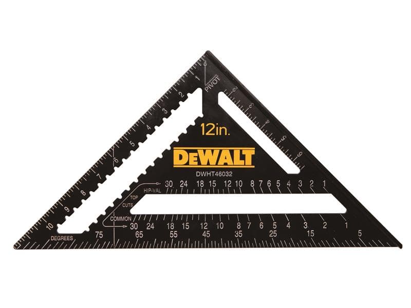 Dewalt Hand Tools DWHT46032-0 Rafter Layout Square 12In