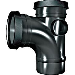 Davant 110Mm Ring Seal Soil 92 D/S Tee Black RS10B