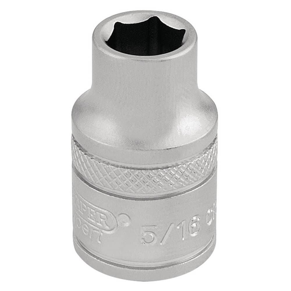 Draper Expert 16549 6 Point Imperial Socket 3/8in Sq. Dr. 5/16in each