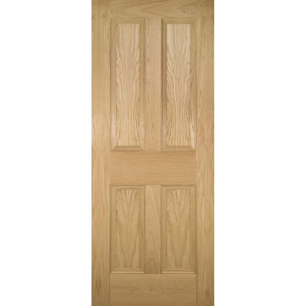 Deanta Kingston Unfinished Oak Fire Door 30m 1981mm x 686mm x 45mm