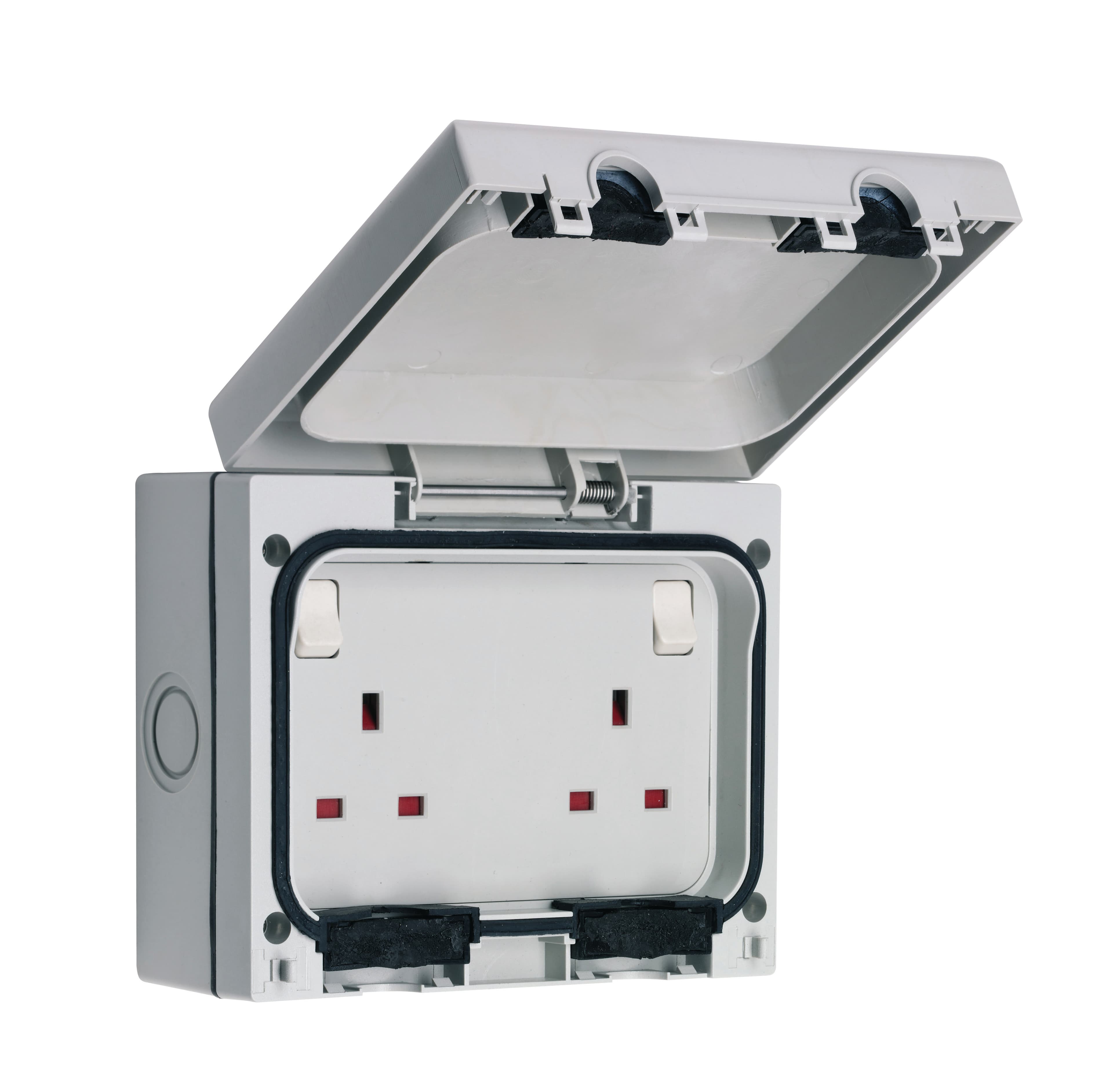SMJ Electrical Smj Outdoor IP66 Twin Switched Socket
