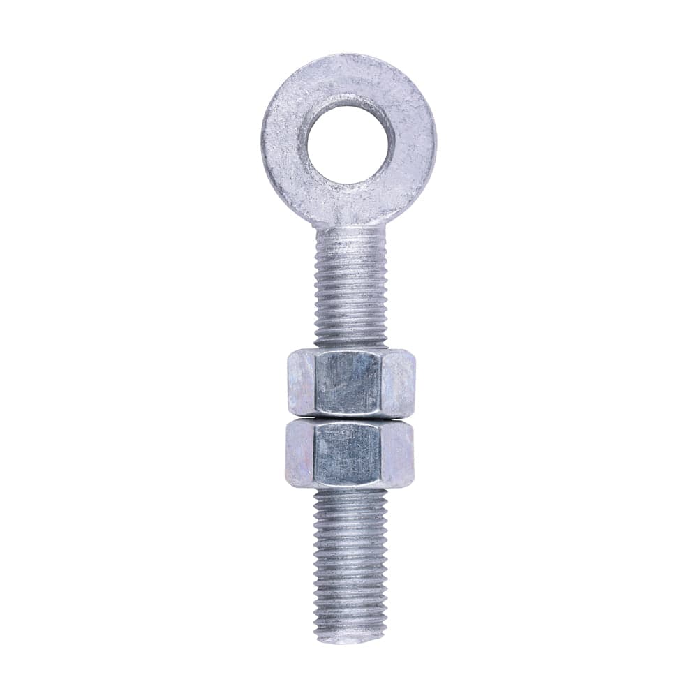 Adjustable Gate Eye with Nuts - Hot Dipped Galvanised