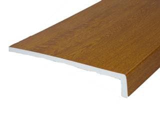 225mm Golden Oak Fascia Capping Board - 9mm x 5mtr - Pack of 2