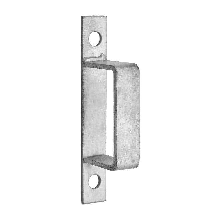 Field Gate D Bracket - 3 1/2" (Inch) - Zinc Galvanised - Hardware Solutions