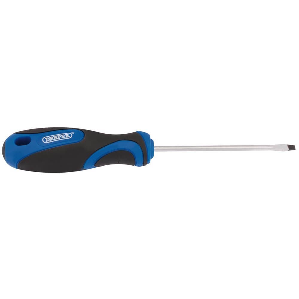Draper 48919 Soft Grip Plain Slot Screwdriver 3.2 X 75Mm each