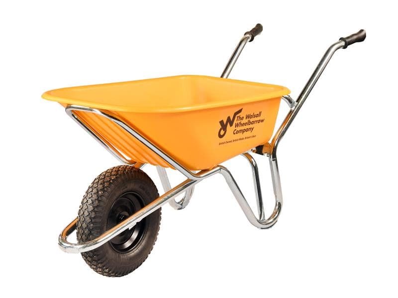 Walsall 120L Phoenix Super Heavy-Duty Wheelbarrow PHXYP