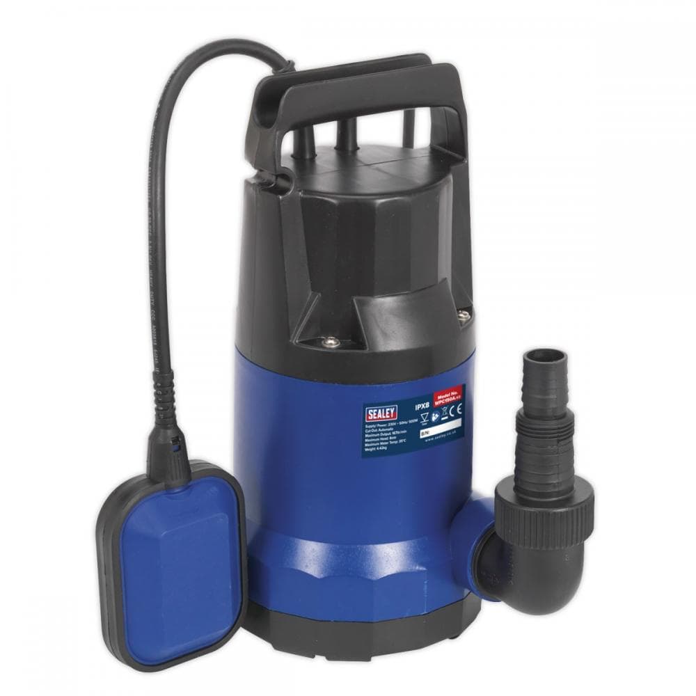 Sealey WPC150A Submersible Water Pump Automatic 167L/Min 230V