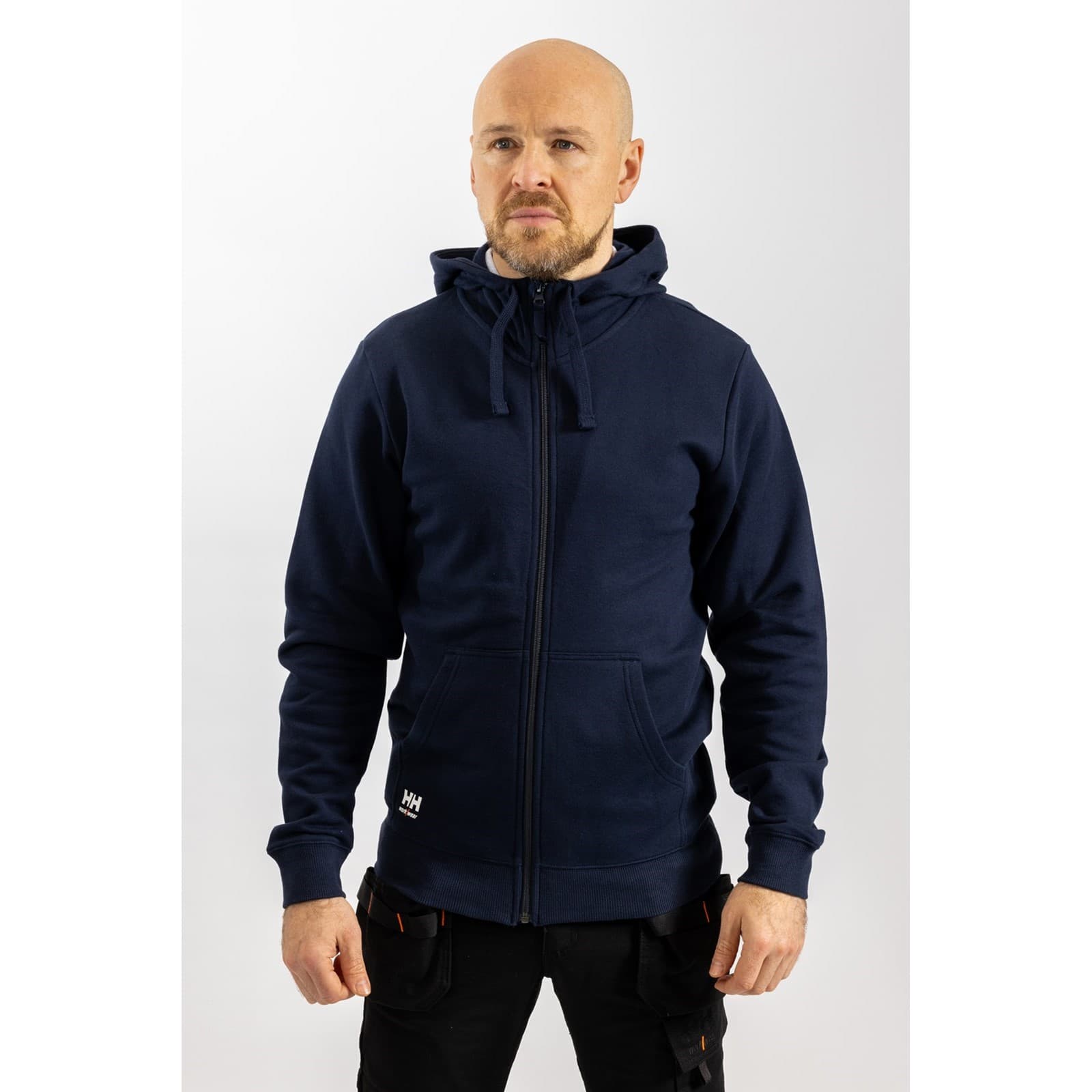Helly Hansen Workwear Manchester Zip Hoodie Size S Navy 36452-73418-03