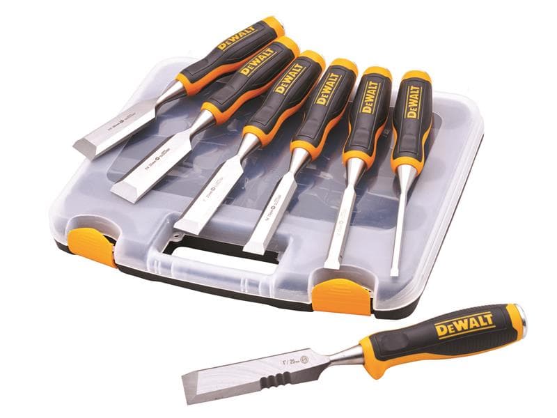 Dewalt Hand Tools DWHT48305-P Dwht48305 Chisel Set 6 Piece + Free Chisel Knife