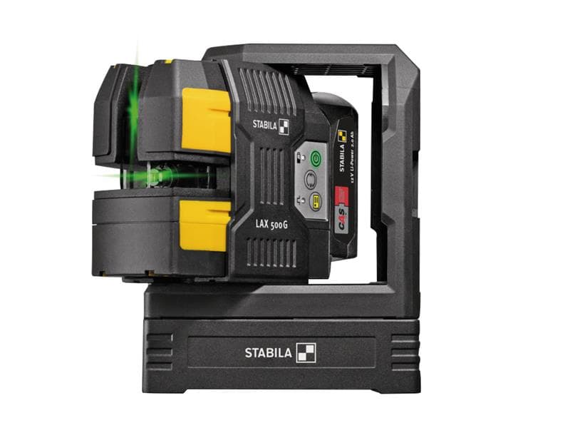 Stabila 19985 Lax 500 G Cross Line Plus Plumb Point Laser 12V 1 X 2.0Ah Li-Ion