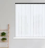 Ex-lite 89 White Electric Vertical Blinds PVC