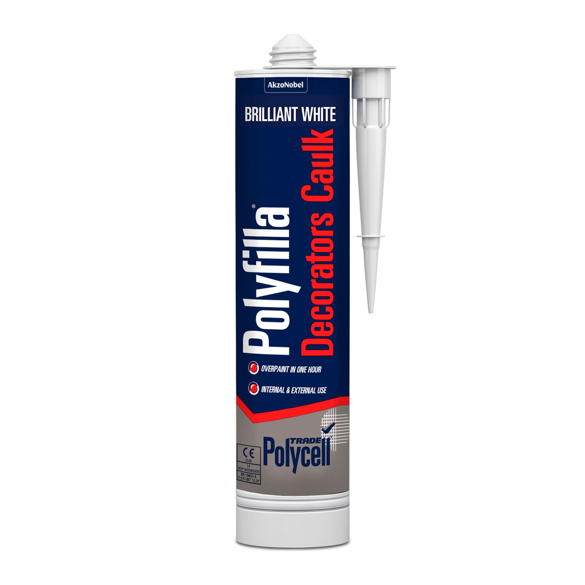 Polycell Polyfilla Decorators Caulk White Trade 290ml