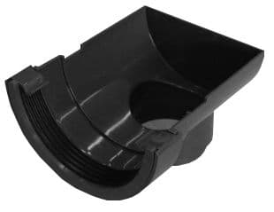 Osma Wavin Osma RoundLine stopend outlet 112mm black 0T007B